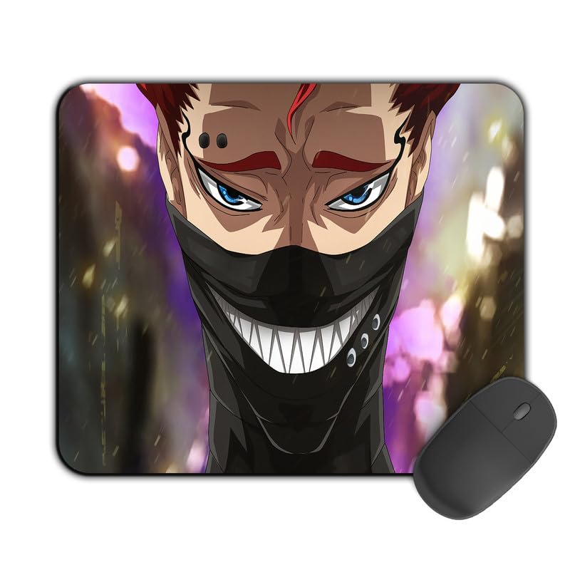 Image of Printed Design Mouse Pad Zora Smile (200MM X 240 X 3MM) Enhance Gaming and Work Performance Comfortable and Precise Non-Slip Water Proof Black Clover Mouse Pad.