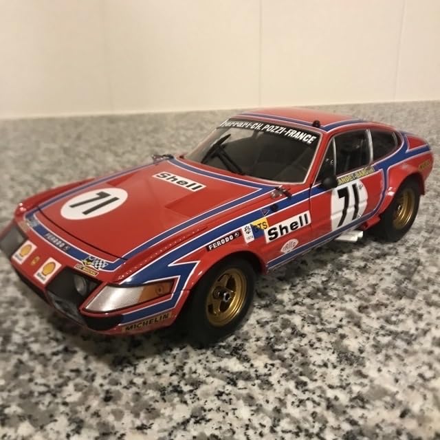 フェラーリ365GTB4デイトナ コンペツォーネ No.71 ルマン1974年 フェラーリ365GTB4デイトナ コンペツォーネ No.71 ルマン1974年