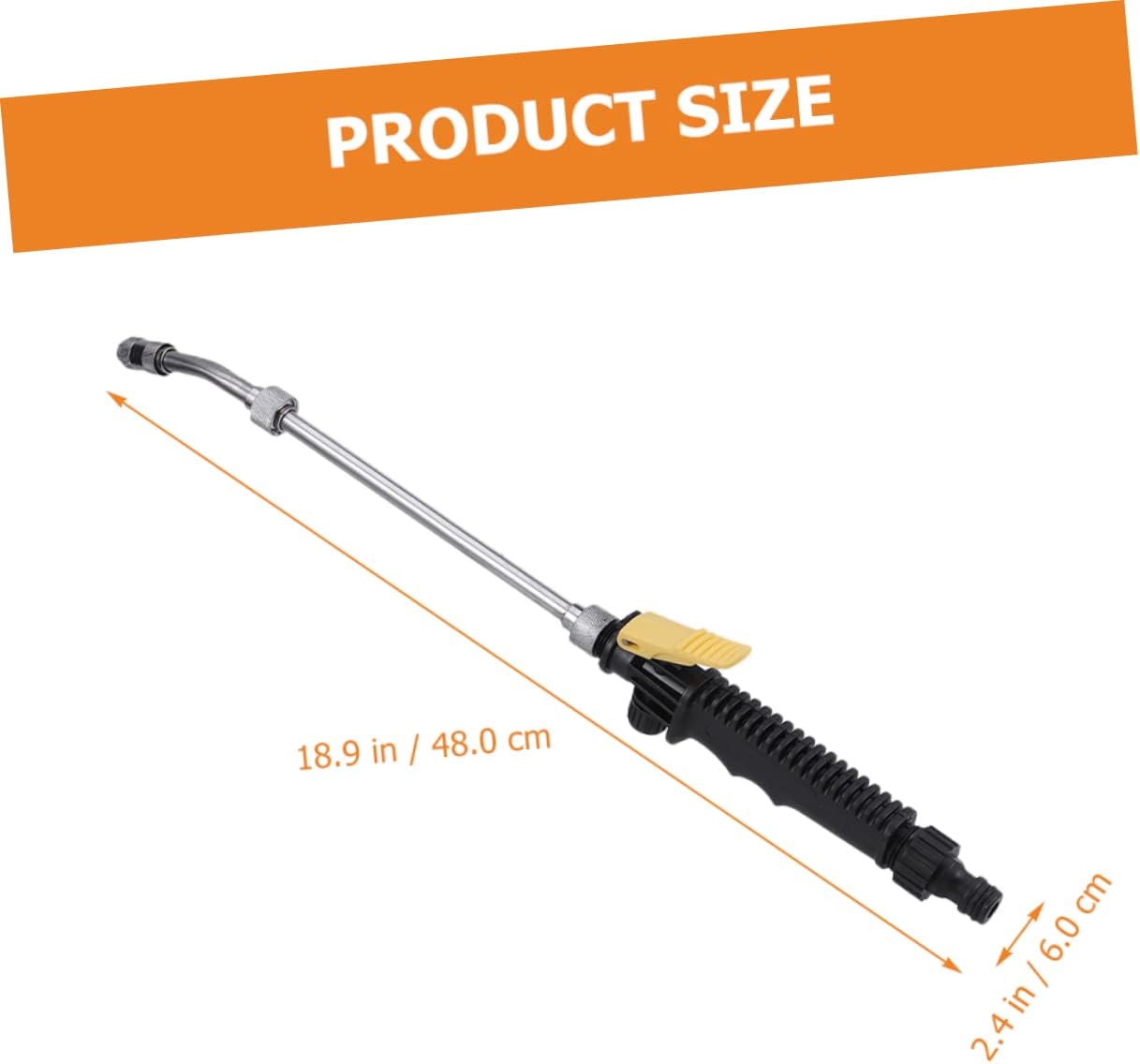 BESPORTBLE 2pcs Garden Spray Nozzle Cleaning Wands with Pressure Durable and Hose Washer for Multi Functional Use for Car Walkway and Home Cleaning
