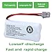 BAOBIAN BT-1021 BBTG0798001 Rechargeable Battery Replacement Compatible with Uniden Cordless Handset Telephones Model BT1021 BT-1008 BT-1016 2.4V Ni-MH 2 Pack