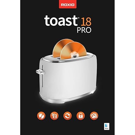 Roxio Toast 18 Pro: Ultimate DVD and Digital Media Burner for Mac
