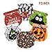 Produktbild Amosfun Halloween Drawstring Candy Bags 72Pcs Happy Halloween Süßes oder Saures Goody Bags Sortiment für Kinder Halloween Party Supplies