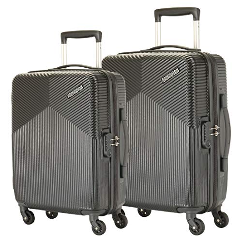 Image of American Tourister Georgia Graphite Hardsided Luggage 2PC Set Polycarbonate (55+69)