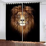 Photo Gallery gxloga tende oscuranti tende con occhielli tende per finestre isolate stampa animalier leone tende oscuranti 2 pannello per camera da letto soggiorno giardino balcone 140x160 cm (lxa) lavabile Photo Gallery gxloga tende oscuranti tende con occhielli tende per finestre isolate stampa animalier leone tende oscuranti 2 pannello per camera da letto soggiorno giardino balcone 140x160 cm (lxa) lavabile