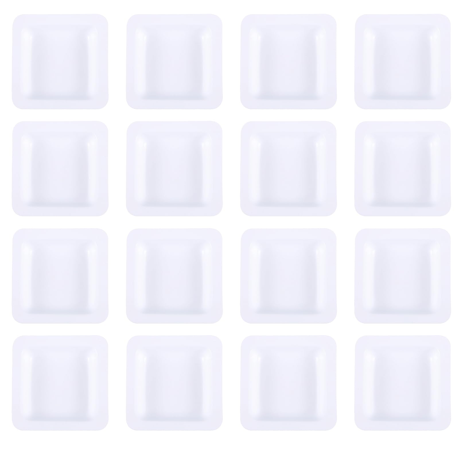 ULTECHNOVO Pesatura Barca Professionale Bilancia da Laboratorio Quadrato Piatto Barca Polveri Liquidi Mescolando Vassoio Pesatura per Casa Negozio 7 ml, 50 pz