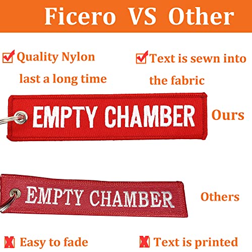 Image of Chamber Safety Flag for Rifle Handguns Shotgun Pistol, 10 Chamber Safety Flags with 10 Bright Red Tags, Universal Compatibility