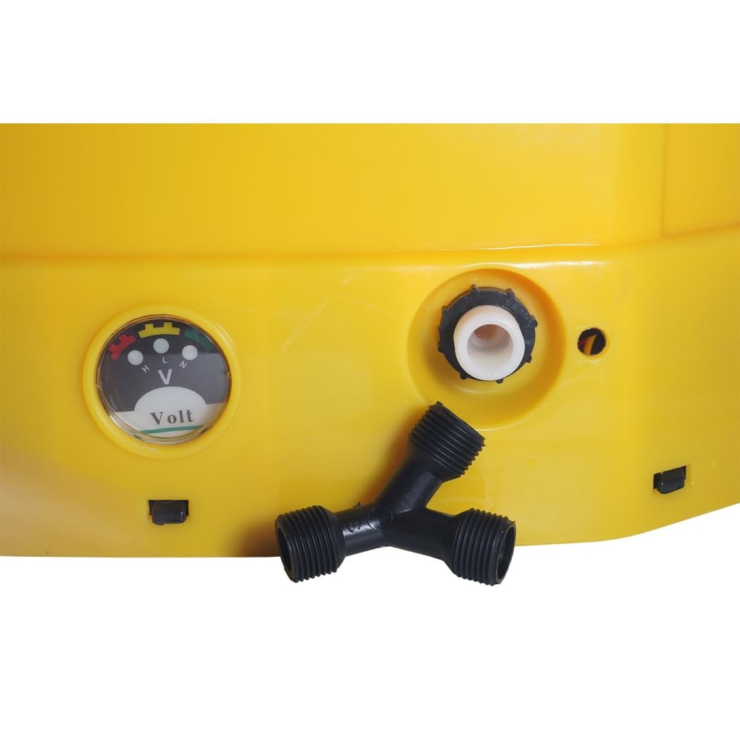 Trade Shop - Pompa A Spalla Elettrica Manuale A Batteria Nebulizzatore Spruzzino 18 Lt