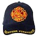 Artisan Owl Volunteer Firefighter Fire Dept Embroidered Baseball Cap