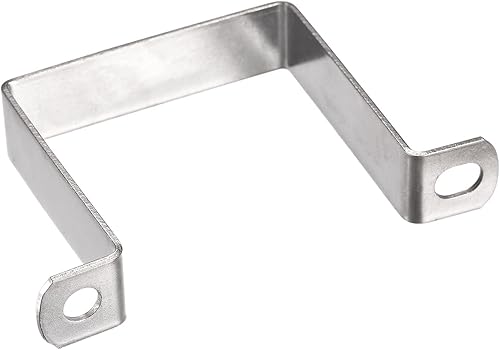 Miniatura 77 de uxcell Soporte de conector en forma de U 0.709 x 2.421 in Acero inoxidable 304 para puerta Cerrada Barra Soporte Strut Channel 6pcs