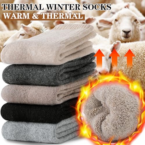 Cozy MOGGEI Womens Merino Wool Socks - Gift of Warmth