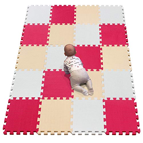 YIMINYUER® 20 Piezas (30cmx30cmx1cm Cada Pieza), Infantiles Alfombrillas para Puzzles, Bebés Alfombras Puzzles y Juegos, Niños …