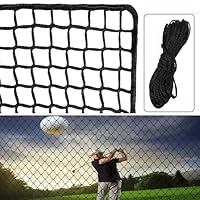 Hanlintk Golfnetz, Golf-Übungsnetz (nur Netz), 3 x 6 m,Robustes Nylon-Schlagnetz für Golf, Baseball, Hockey