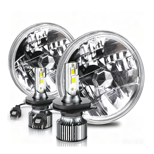 Phare LED 7 Pouces Feux Avant Véhicule Chevy Nova 1963-1978 Projecteur H4