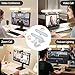 yAyusi Dual-lamp Video Conference Lighting, LED Streaming Light with Remote and Touch Control, Zoom Lighting for Computer,Webcam Laptop Monitor Ring Light for Video Calls/Zoom Meetings/Video Recording