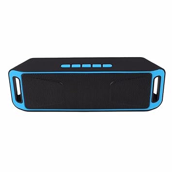 Teconica JK-445 Transportable Wireless Bluetooth Speaker with Aux / FM / SD Card Slot | Perfect Speaker for Room / Party / Functions Compatible with All Bluetooth Devices (Random Colour)