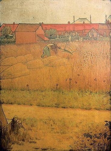 Affiche Impression Prints Toile Peinture Murale la moisson de Louis Anquetin - Déco Salon 60x90