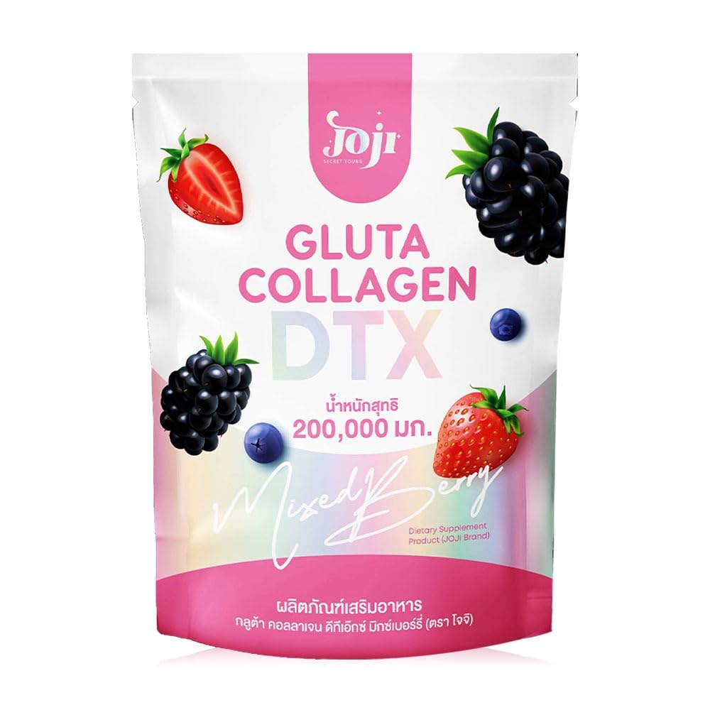 Gluta Collagen DTX Mixed Berry Dietary Supplement, 200,000 mg