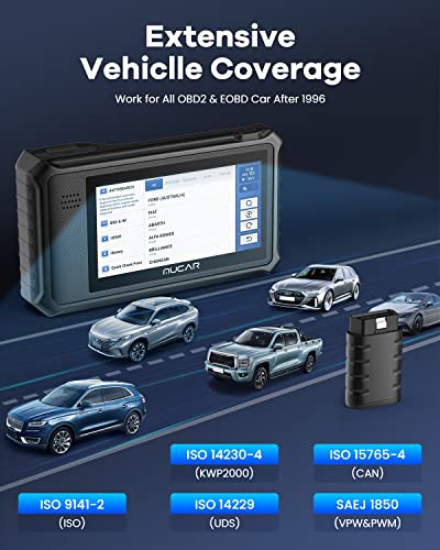 Mucar Vo6 Obd2 Scanner Diagnostic Tool, All-System Diagnostic Scan Tool, 28 Resets Car Diagnostic Scanner, Abs Bleeding, Crankshaft Relearn, Throttle Adaptation, Injector Coding, Autoauth For Fca Sgw #TOP5