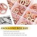Polcatay 200 PCS Copper Washers, M5 M6 M8 M10 M12 M14 Crushed Leak-proof Sealing Flated Gaskets Assortment Set, High Temperature Resistance Oil Pan Plug Sealing Gaskets, for Most Cars Trucks (Gold)