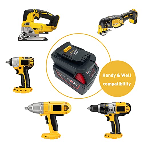 Eid Adapter Mil18Dl For Milwaukee 18V M18 Battery To Convert For Dewalt 18V 20V Max Xr Tool Use (Adapter Only) #TOP4