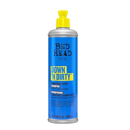 TIGI Bed Head Down N' Dirty Clarifying Detox Champú para limpieza 13.53 fl oz