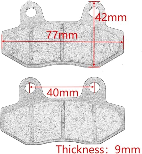 Plaquette de frein moto Super Soco fin des sifflements