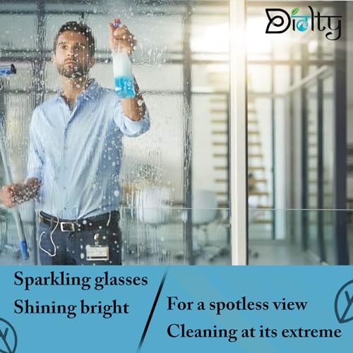 Image of Glass Cleaner liquid, Windows & Mirrors cleaner, Glass Cleaner with ultra-shine Formula, Remove finger marks - 5 Litre (Lemon)