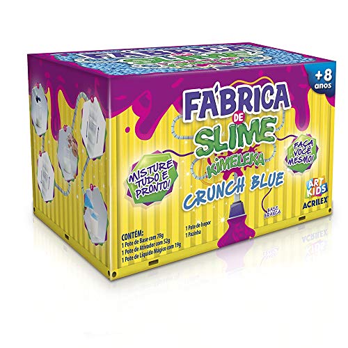 Fabrica De Slime Kimeleka Crunch Blue Acrilex - Artkids