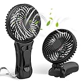 Dr. Prepare Waist Clip-on, Portable Mini Personal Fan, Hands-free Belt Fan, Necklace / Handheld,...