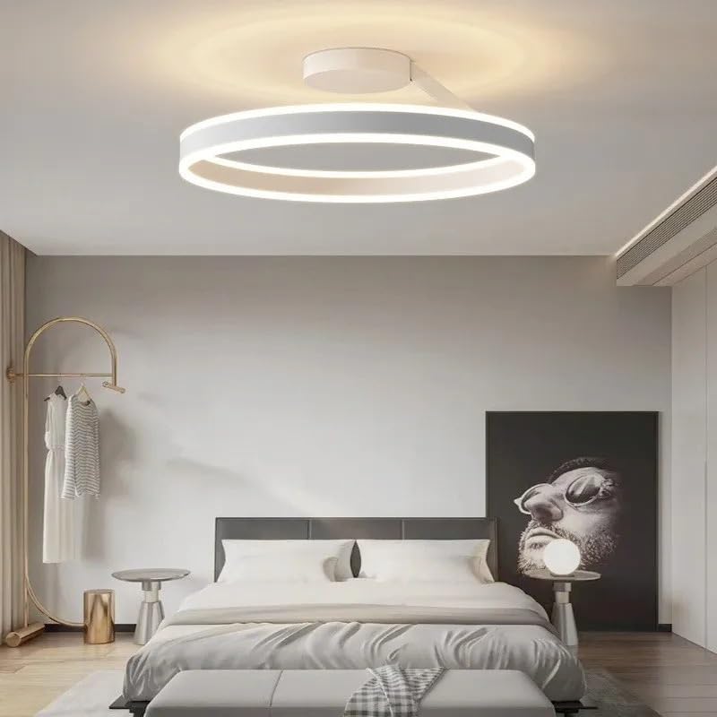 Luminaire plafond moderne dimmable blanc chaud pour éclairage salon et suspension chambre