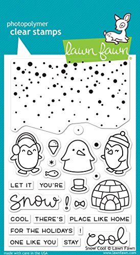 Lawn Fawn Clear Stamps - Snow Cool (LF1226)
