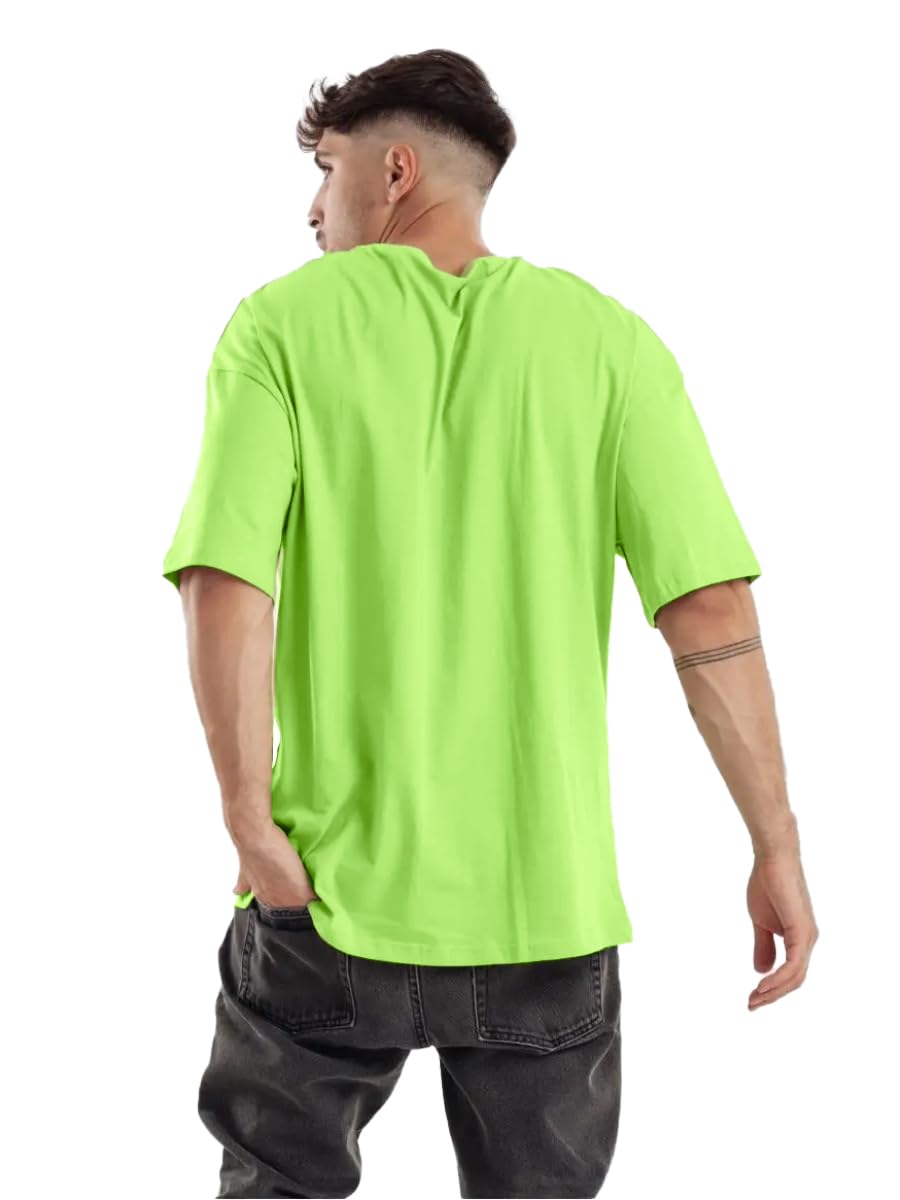 LEOTUDE Camisetas de manga media con estampado dragón mezcla algodón para hombre ajuste regular
