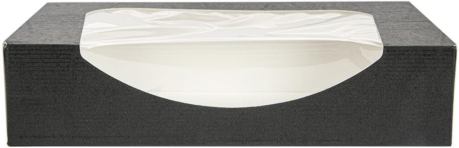 Garcia de Pou Pack of 50 Sushi Containers + Window 'Thepack' 230 g/m2 + Opp 19.7 x 12 x 4.5 cm, Black, Nano Micro Corrugated Cardboard
