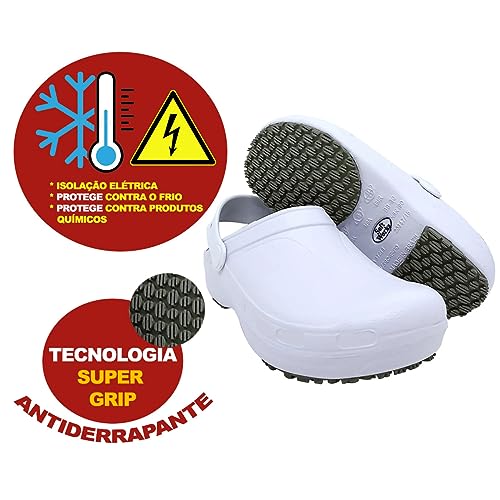 Babuche Unissex Profissional SoftWorks Com Palmilha Antiderrapante EPI CA 37213 EVA BB90 Marinho