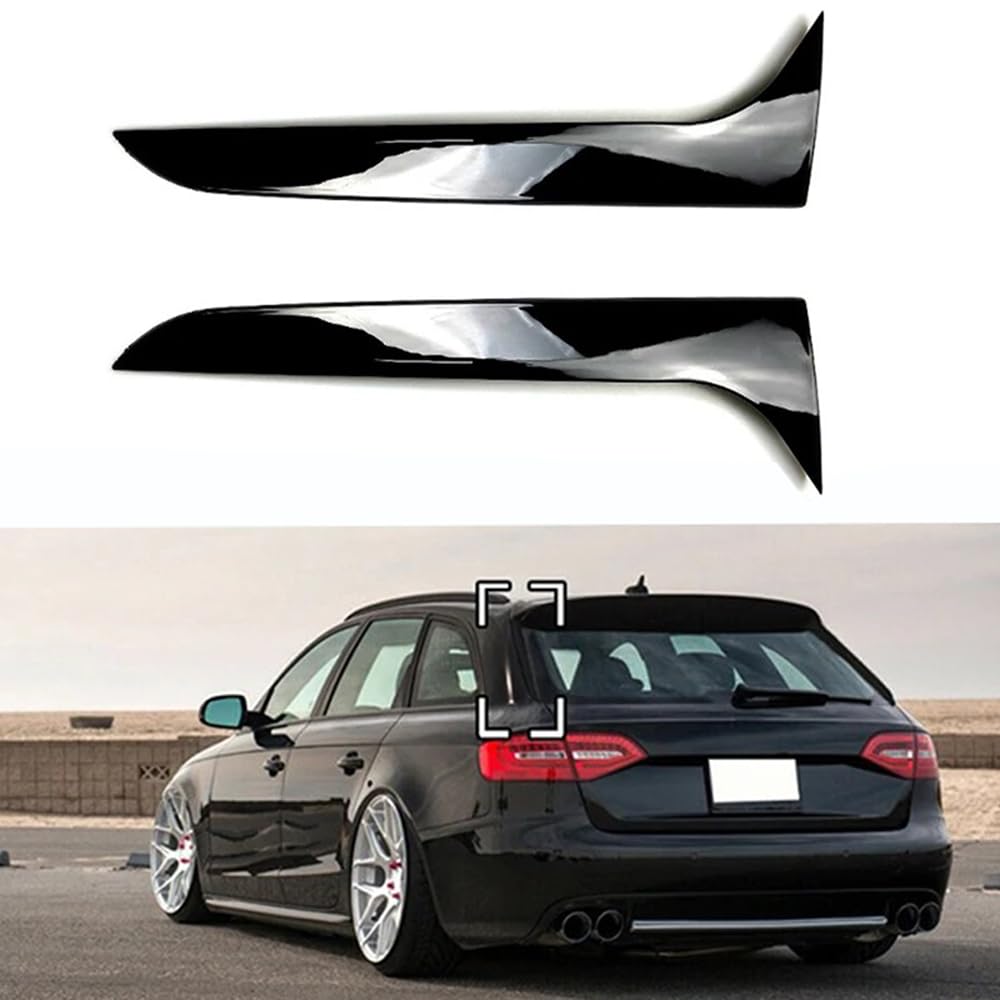 Garniture De Protection Pour Piliers Fenêtre Audi A3 8P 2003-2013 – Noir Brillant, Adhésif 3M – Protège Contre Les Rayures
