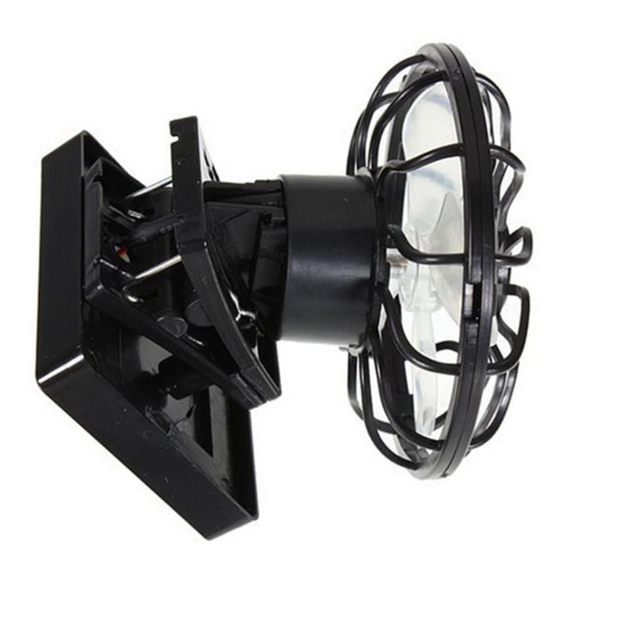 1pc Office Fan Solar Rechargeable Fan Portable s Portable USB Cooler USB Desk Mini Handheld Mini Handheld Solar-powered Black