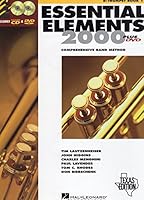 Essential Elements 2000: Comprehensive Band Method (B flat Trumpet Book 1) Texas Edition 0634074954 Book Cover