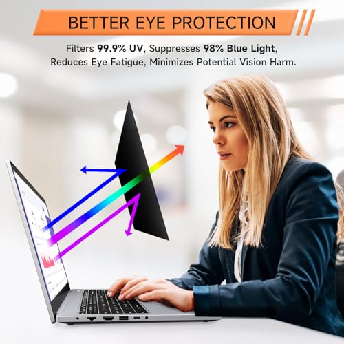 Protector de privacidad de 4 vías para trabajar seguro en cafeterías con tu laptop 5