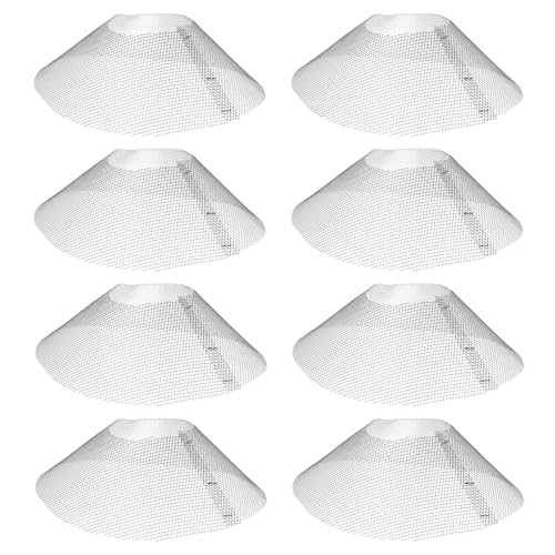 SEWACC 10pcs Range Hood Filter Net, Grease Mesh Cooker Hood Accessories, Kitchen Filter for Home