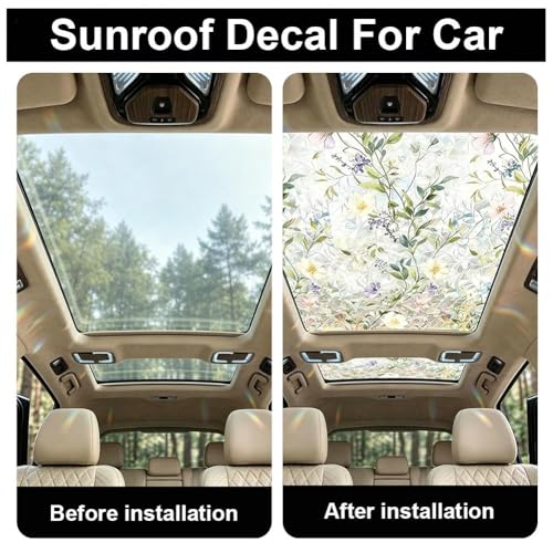 Vinilo decorativo para ventana de auto con efecto vitral miniatura 3