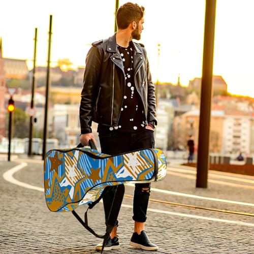 JRHEJTHH Housse de guitare acoustique imperméable et pliable avec bandoulière réglable pour guitare acoustique de 101,6 cm, 104,7 cm, rembourrage épais, motif branches de fleurs personnalisées, - Les Beatles, Paul McCartney, John Lennon, RIngo Starr, George Harrison JRHEJTHH Housse de guitare acoustique imperméable et pliable avec bandoulière réglable pour guitare acoustique de 101,6 cm, 104,7 cm, rembourrage épais, motif branches de fleurs personnalisées, – Image 7