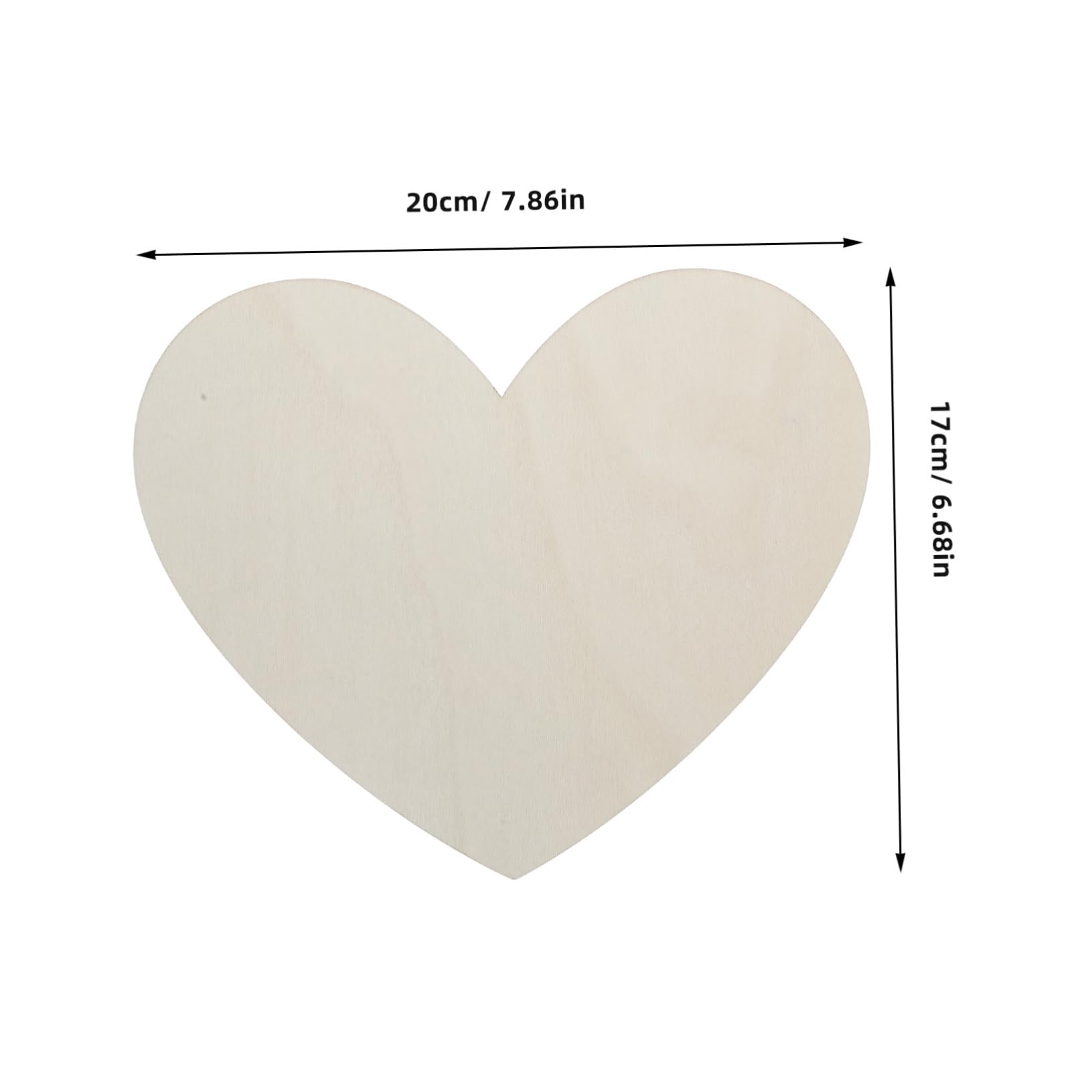 30stücke Unfertige Holz-herz-scheiben Große Herz-ausschnitte Aus Holz Für -projekte Bastelbedarf Und Hochzeitsdekorationen Für Valentinstag Und Kreative Gestaltungen