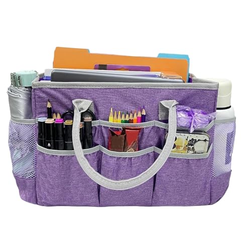 Organisateur de fournitures créatives avec poche de rangement