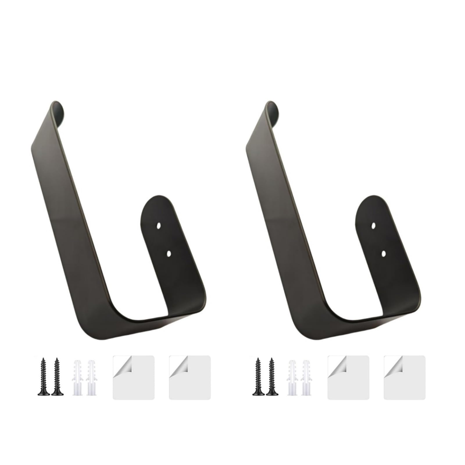 Buxuaaaa Of 2 Sturdy Iron Curtain Tieback Hooks Wall-Mounted Drapery Holders for Home Decor & Versatile Use Curtain Tiebacks Wall Hooks