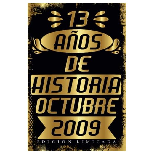 Cumpleaños Vintage Leyendas Nacen en Octubre 2009: Regalo de 13 cumpleaños para mujeres y hombres, regalo de 13 cumpleaños para él/ella, Cuaderno Diario | regalos de Octubre...