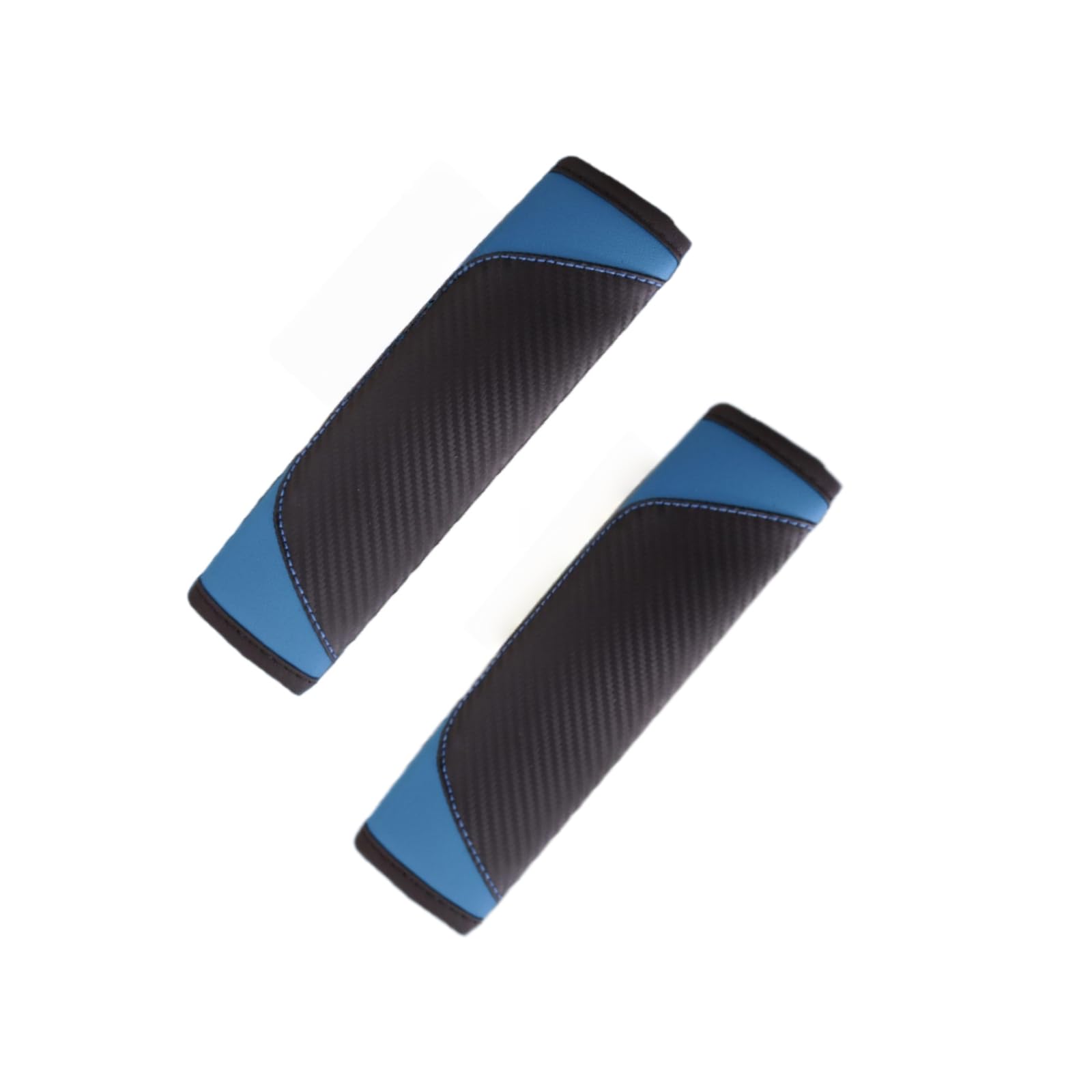 2PCS Car Seat Belt Cover,Carbon Fiber Seatbelt Shoulder Protection,Universal Safety Belt Strap Cover to Protect Your Neck,Suitable for Car Seat Belt,Backpack,Shoulder Bag,Laptop Computer Bag(blue)