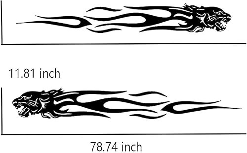 Miniatura 5 de GiftCity - Calcomanías para automóvil, 1 juego de calcomanías de llama de guepardo genial, calcomanías de vinilo para automóvil, camión, SUV,