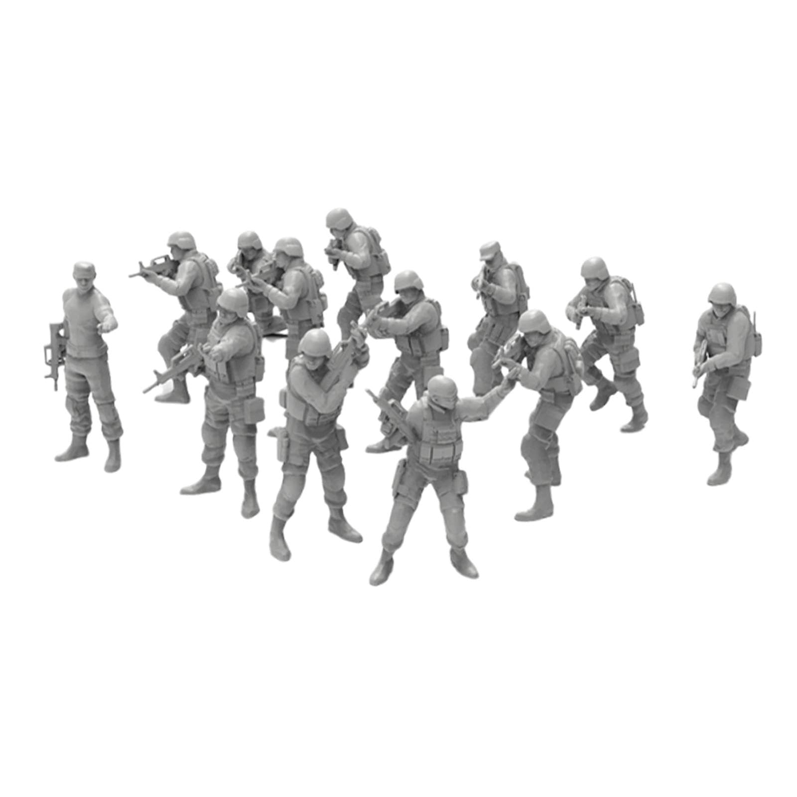 Amazon.co.jp: Generic 13体 1/72 人物フィギュア 樹脂製 小型人物