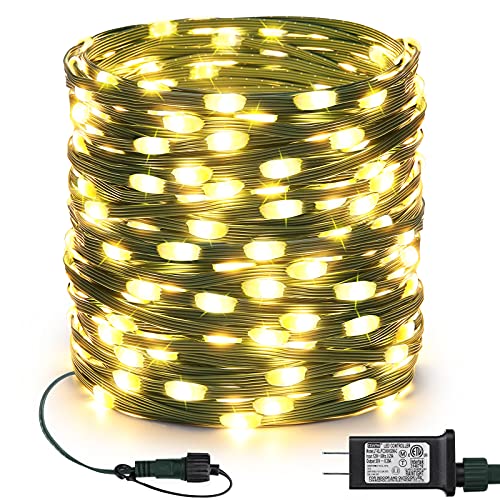 Joomer 50 LED Christmas Battery String Lights, Warm White