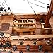 Old Modern Handicrafts San Felipe Small Ship Model - Fully Assembled Ship Model Exquisite Nautical Décor for Home & Office - 19.0L x 7.0W x 18.0H Inches